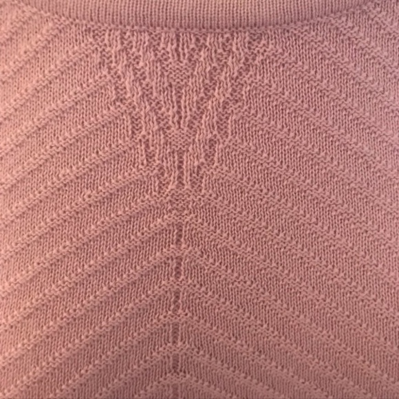 3/$30 Soft baby pink ribbed textured sweater spring transition piece - Picture 2 of 7